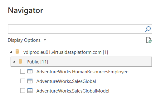 Power BI Navigator View Power BI Navigator View